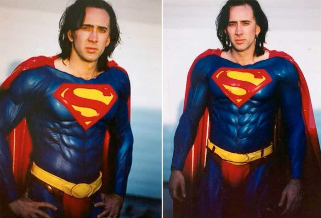 Nic Cage as Superman