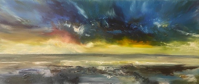 Seascapre dramatic sky