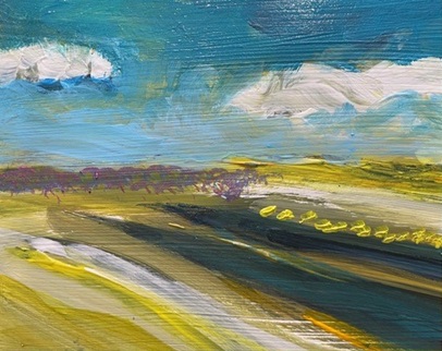 Spring Into Summer Sally McIver art exhibition field