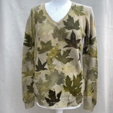 Hooked On Leaves Ecoprinted Jumpers